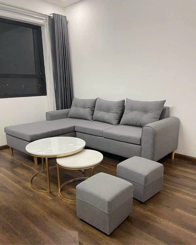 Sofa góc chữ L phòng khách giá rẻ